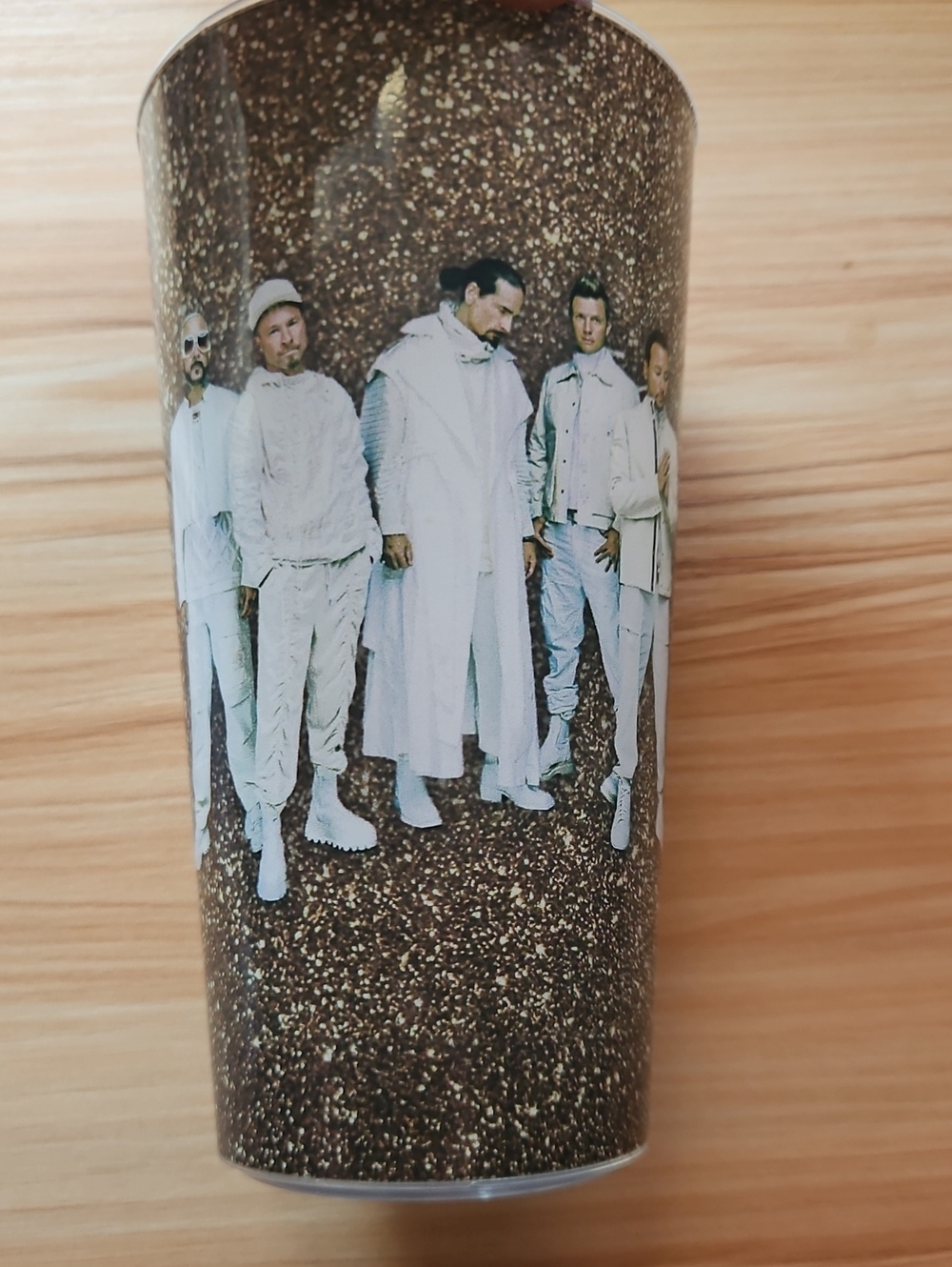Backstreet Boys Into The Millennium Sphere Las Vegas Gold Glitter Collector Cup